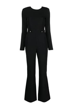 Black stretch cady jumpsuit Chiara Ferragni | 75CBN191N0103899